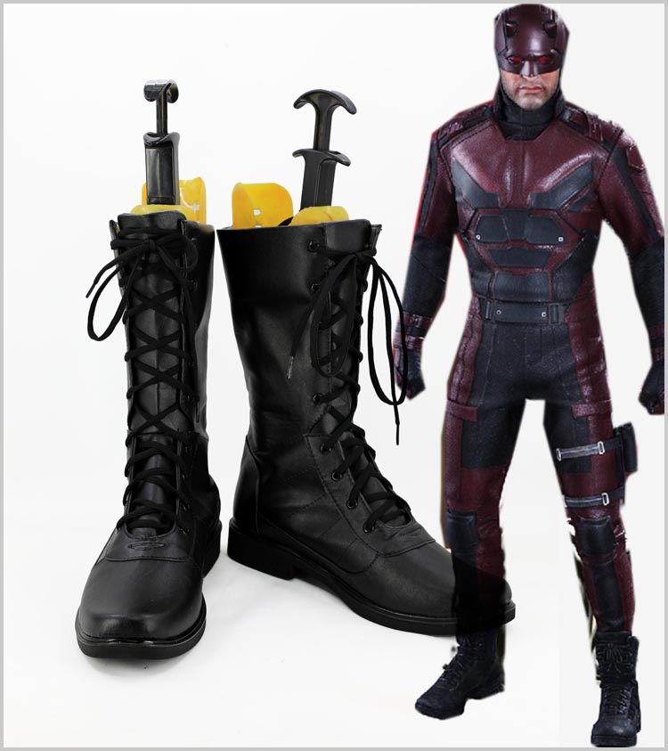  コスプレブーツ デアデビル/Daredevil Ben Affleck 靴 cosplay 変装 仮装 華麗品質良い/サイズ豊富